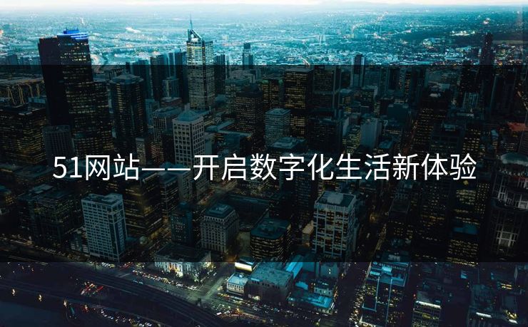 51网站——开启数字化生活新体验